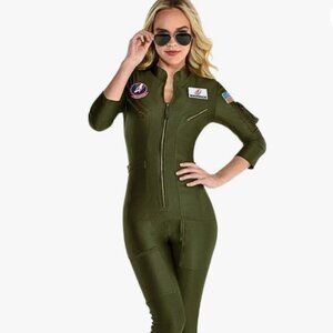 Top Gun Maverick Cosplay Halloween Costume Jumpsuit NWT